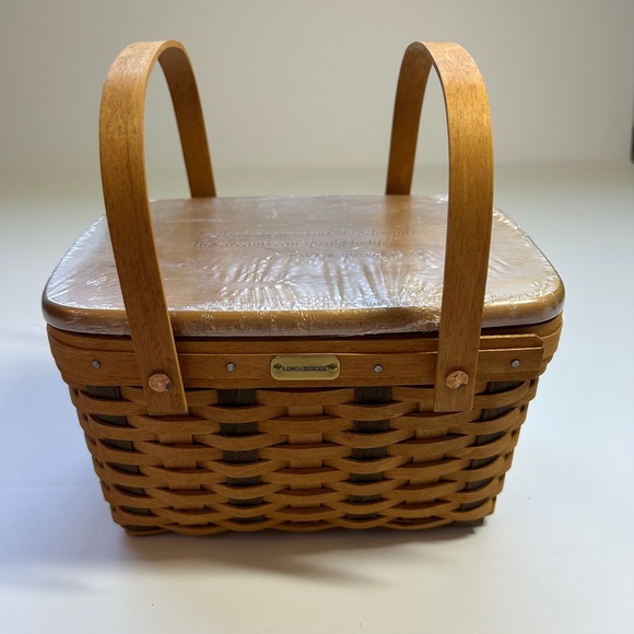 Longaberger Other - Longaberger Home Office 10th Anniversary Basket 2007 Lid Liner Protector NEW